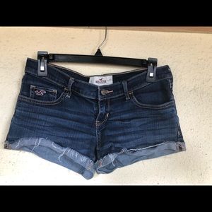 Hollister denim short shorts